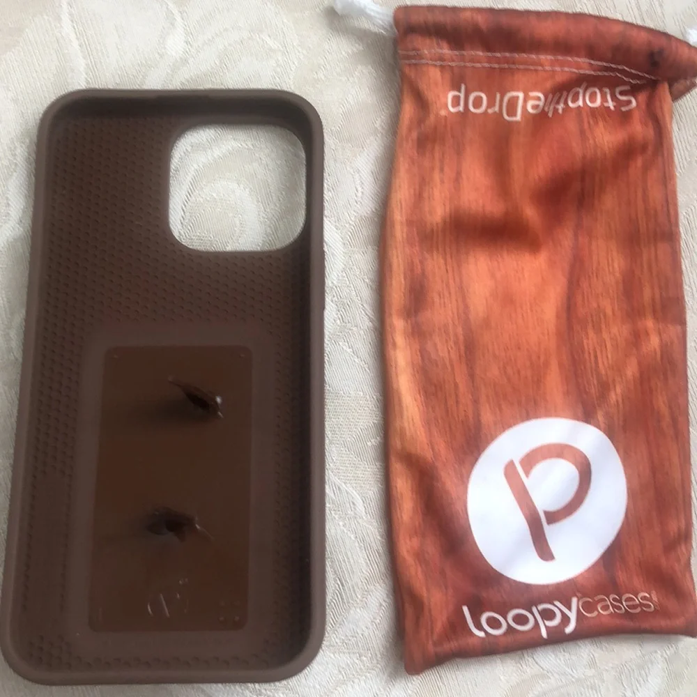 Loopy Case Phone Case “Teakwood” with Loopy Strap